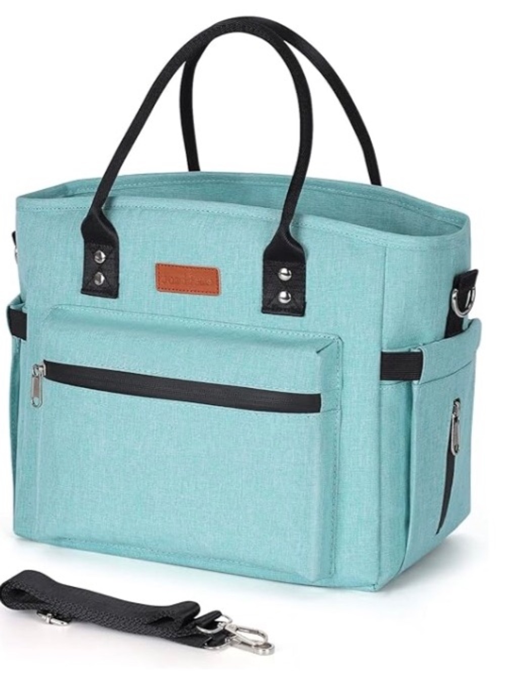 Insulated Lunch Bag Aqua Green